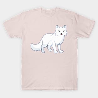 Arctic Fox Cute Fluffy Adorable Wild Animal T-Shirt